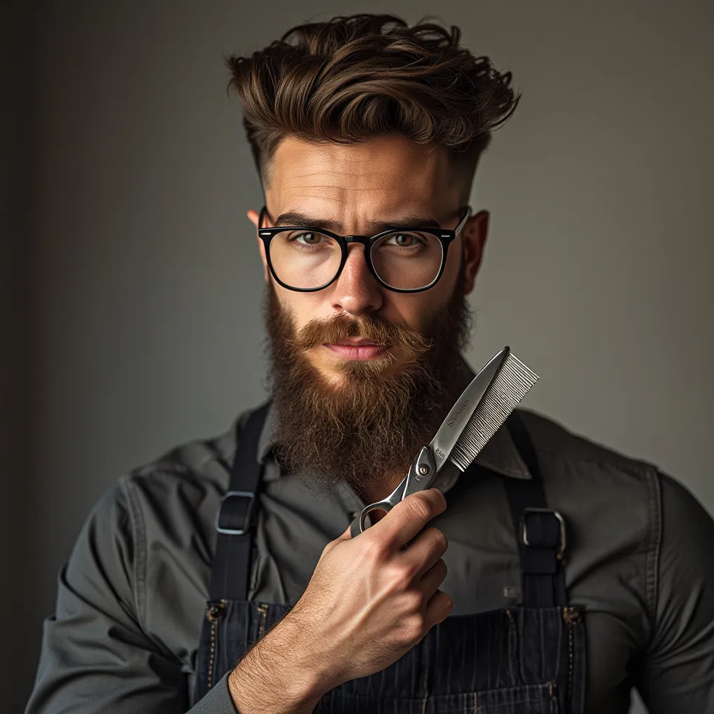 Foto de barbero Daniel Morales